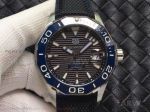 Swiss Copy Tag Heuer Aquaracer 300M Calibre 5 Blue Ceramic Bezel Nylon Strap 43 MM Automatic Watch 